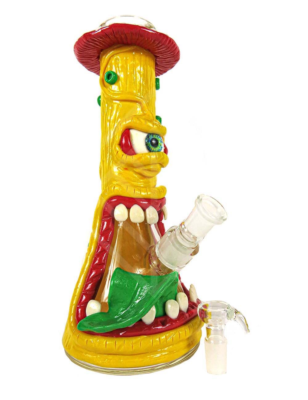 Amsterdam | One-Eyed Mushroom Creature Glass bong